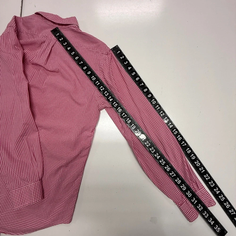 Polo by Ralph Lauren Pink Gingham Button-Down Shirt - Picture 5 of 9